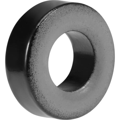Uxcell Ferrite Ring Iron Powder Toroid Cores for Chokes Black Gray 1pcs