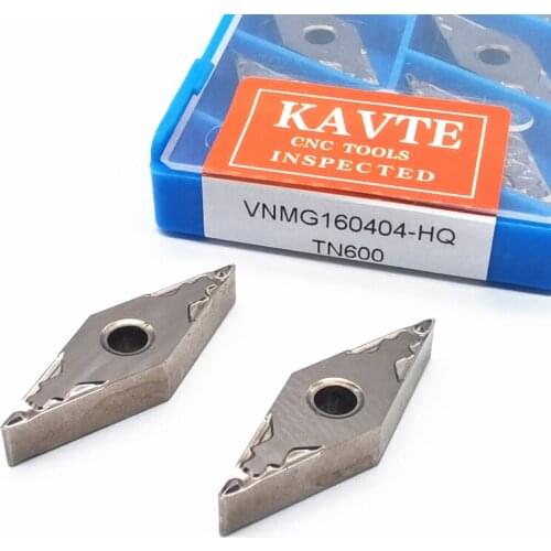 VNMG160404-HQ TN600 External Turning Tool Inserts CNC Center Lathe For Steel Finishing Material Ceramic Carbide Blade VNMG160408
