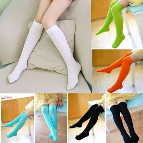 2019 Girls Socks Knee High Bows Cute Baby Kids Socks Long Tube Sock Children Leg Warmer Girl Booties Sweet Socks