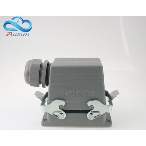 H32B - HSB - 012-1 measure line shuangkou 12 core 35 a 500V large current heavy air connector plug screw feet
