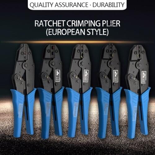 LY-03C/HS-25J/30J/40J/06WF2C MINI EUROP STYLE crimping tool crimping plier 0.5-6mm2 multi function tools hands BLUE
