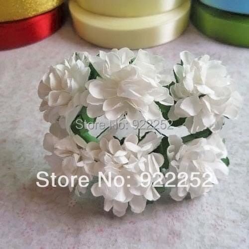 3CM handmade artificial mulberry paper roses bouquet,diy craft scrapbooking accessories&decoration for hair garland&gift box