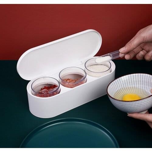 Seasoning container Set Seasoning container Seasoning jar pepper sprayer chain Salt and pepper shakers spice container