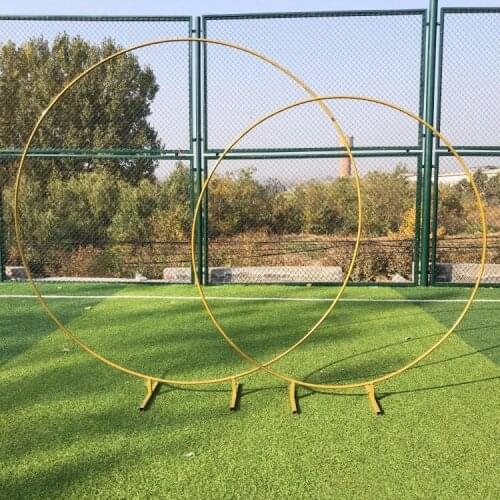 Large size Bridal Large Iron Round Ring Arches Frame Iron Round Ring Arches Wedding Decoration Props