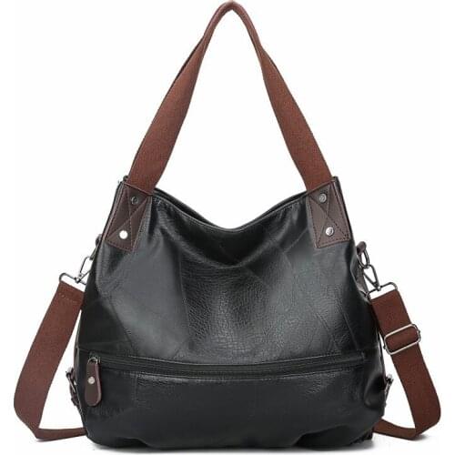 Fashion Casual Crossbody Shoulder Bag For Ladies 2021 High Quality PU Leather Women Handbags Large Capacity Vintage Womens Bag