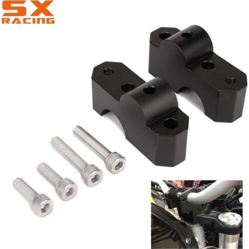 Motorcycle Black Handlebar Riser Up Backs Moves Bracket Kit Clamp For Benelli BJ300 TNT300 BN300