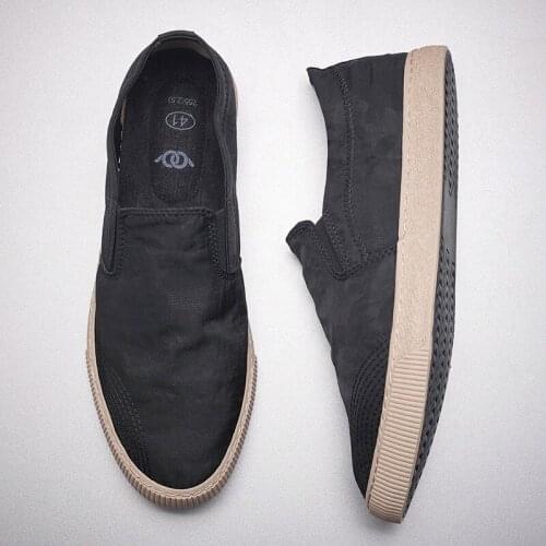 Brand New Casual Canvas Stitching Vulcanize Shoes Mens Korean Fashion Lazy Sneakers Spring/Autumn Sewing Loafers 20202