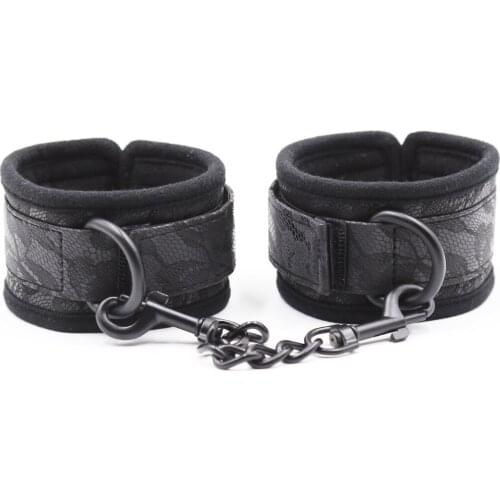 Soft Adjustable Sponge Velcro Lace Handcuffs Ankle Cuff BDSM Restraints Sex Toys for Couples Sex Erotic Slave Bondage Adult Game