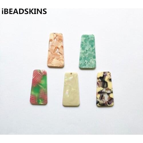 New arrival! 38x19mm 50pcs Trapezoid-shape acetic acid charm for stud earrings,earrings accessories,Earring parts,jewelry DIY