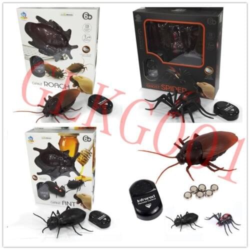 Newest Arrivals faroot NEW Infrared Remote Control Mock Fake Cockroach Prank Insects Joke Party Funny Scare Favor