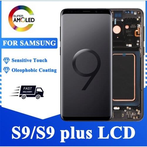 New Original S9 S9+ LCD For Samsung S9Plus LCD Touch Screen Digitizer Assembly For Samsung S9 G960F S9Plus G965F Display Replace