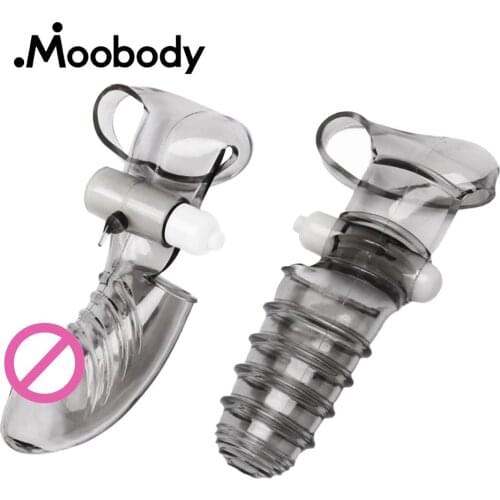Finger Sleeve Vibrator G-spot Clitoris Stimulator Silicone Finger Massager Female Masturbation Sex Toys For Women Lesbian