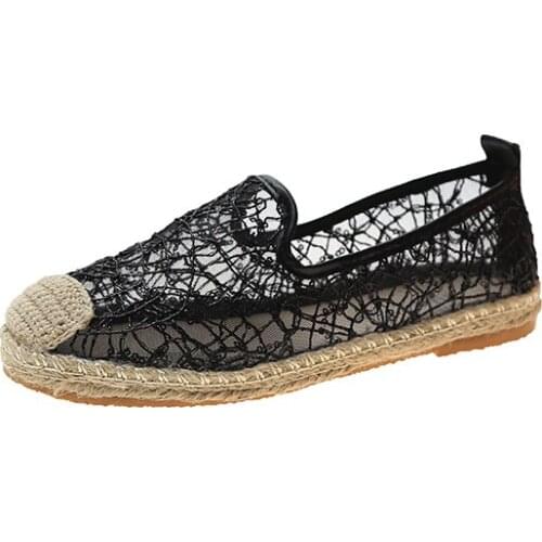 2020 New Fashion Casual Women Loafers Breathable Flat Platform Slip on Mesh Shoes Women Footwear Ladies Shoes Fisherman Shoes