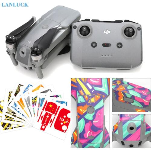 PVC Protective Stickers for Mavic Air 2 Colorful Waterproof Scratch-proof Decals Full Cover Skin for DJI Mavic Air 2 Accessories