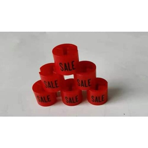 100pcs Colored Sale Sign Clothes Hanger Sizer Garment Plastic Sale Size Markers Label Sign Tag