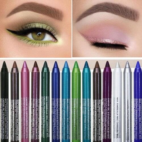 14 Colors Color Gel Eyeliner Pen Pearlescent Eyeshadow Pen Waterproof Not Blooming Makeup Cosmetic Make Up Tools