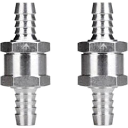 2x 6mm Fuel One Way Valve Petrol Diesel Non Return Check Valve for Auto Car