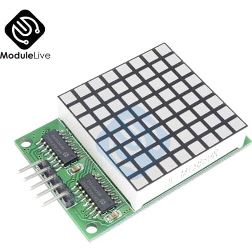 8*8 8x8 8 X 8 Square Matrix Red LED Display Dot 74hc595 Drive Driver Module For Arduino UNO MEGA2560 DUE Raspberry Pi Board diy