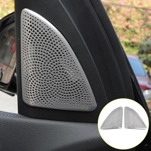 For BMW X5 G05 X7 G07 2019-20 Accessories Car A Column Loudspeaker Decoration Door Horn Cover Speaker Net Protection Styling
