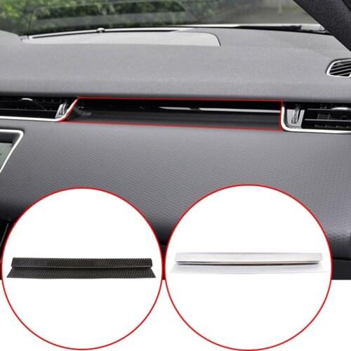 1 Pcs ABS Chrome For Range Rover Evoque 2019 2020 Dashboard Instrument Decorative Panel Trim Accessories