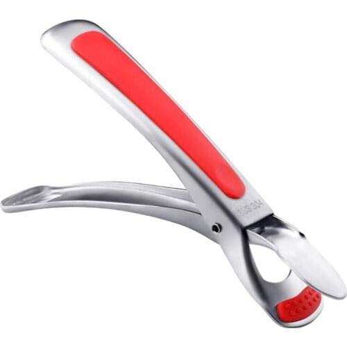 Anti-scald Clip Holder Plates Tongfor Moving Hot Dishes Pot Pan Clamp Unique Kitchen Gadgets with Bottle Opener Functio