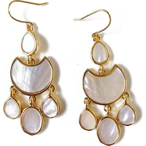 Elegant Geometric Shell Sweet Party Holiday Summer Earring
