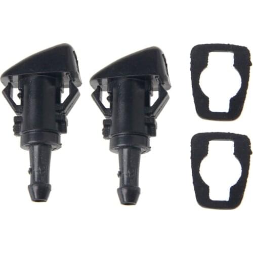 2 Pcs Windshield Washer Wiper Water Spray Nozzle For Chrysler 300C Jeep Dodge