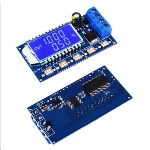 Signal Generator PWM Pulse Frequency Duty Cycle Adjustable Module LCD Display 1Hz-150Khz 3.3V-30V PWM Board Module