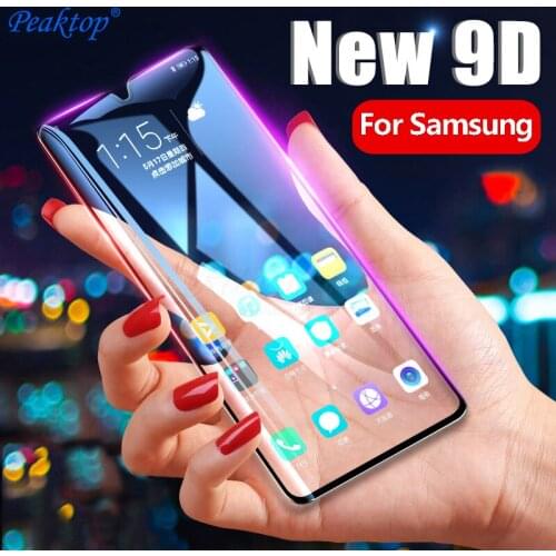 9D Curved Tempered Glass For Samsung Galaxy A70 A60 A50 A40 A30 A20 A10 Protective glass on for samsung A 70 A705F A505F A405F