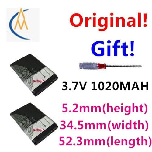 BUY 1 GET 1 FREE Bl-5c / br-5c Mini plug-in small speaker mobile phone rechargeable battery 3.7v1020mah with protection board