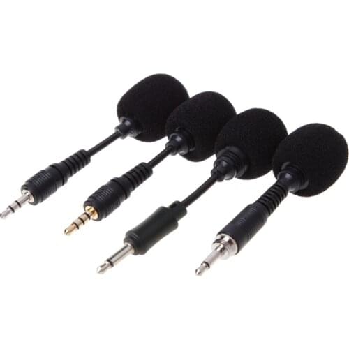 Mobile phone Mini 3.5mm Interface Flexible Microphone Stereo for iphone