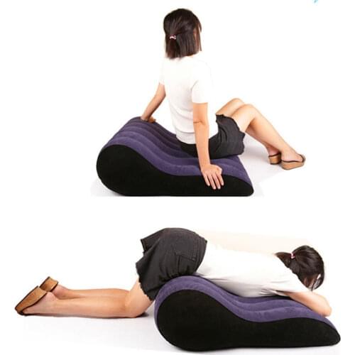 Pillow Inflatable Sex Aid Wedge Pillow Love Position Cushion Aid Furniture Recliner Couple Loves Game Toys Lumbar Pillows