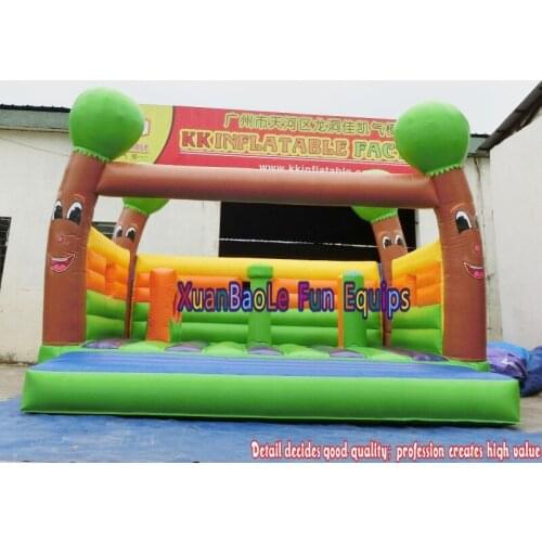 Inflatable Crooked Tree Bounce Jumper Castle Kids Outdoor Moonwalk