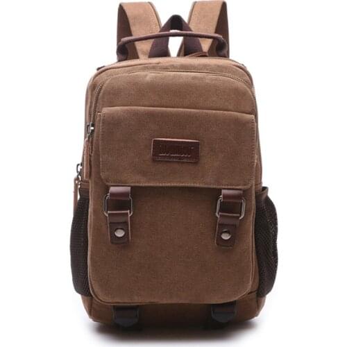 2021 New mens Leisure Canvas Backpack versatile canvas shouder bag Crossbody Bag men women Vintage Messenger Bags