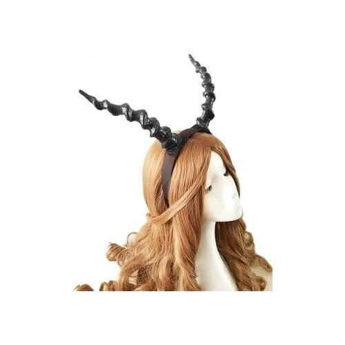 Free ship adult black evils horn devil hairband/headwear/dream fairy cosplay