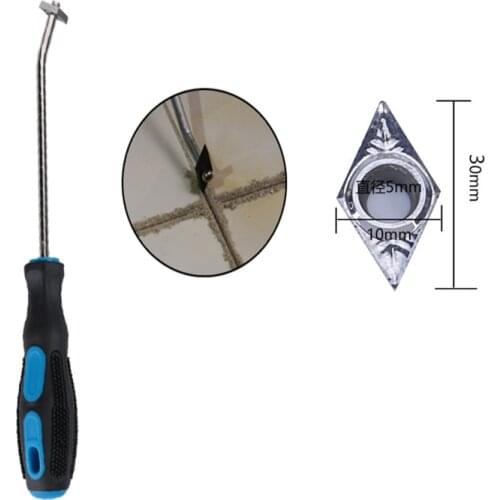 Professional Joint Cleaner Tungsten steel alloy wall floor Tile Gap Old Mortar grout cleaning remover Construction Hand tool