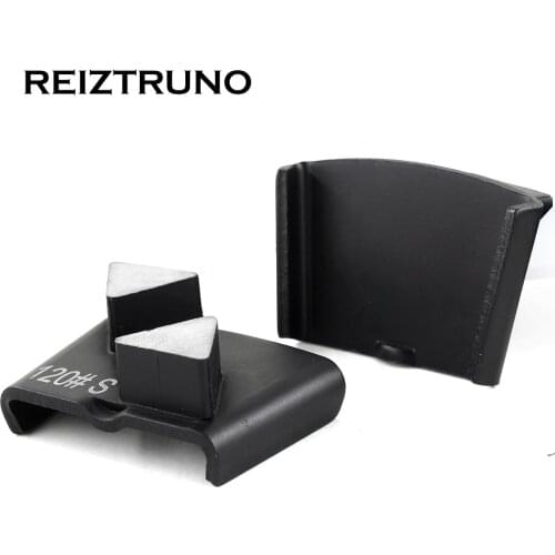 REIZTRUNO 1 piece HTC EZ grinding tools with two triangle segment Floor Grinding Shoes for concrete Floor Polishing Block
