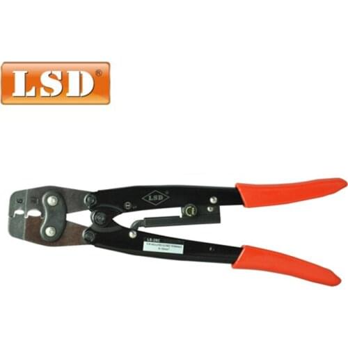 LS-28C Hand tool for insulated closed cap terminal crimping tools ratchet crimper cable lug crimnping tools