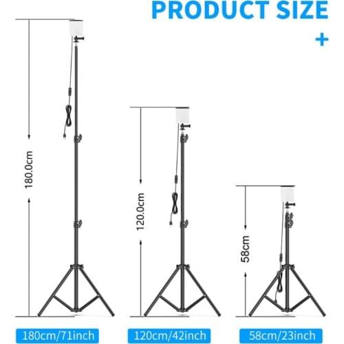 84pcs LED USB Powered Lamp With Tripods LED Light 2m Cable for Outdoor Camping Picnic Home Live Stream Video Photos