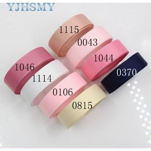 YJHSMY J-171109-L16MM,16 mm 10 yards Solid Color Ribbons Thermal transfer Printed grosgrain Wedding Accessories DIY materials