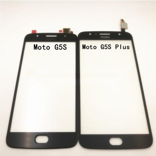 10Pcs/Lot 100% Tested For M otorola Moto G5S / G5S Plus Touch Screen Digitizer Front Panel Sensor Replacement Parts