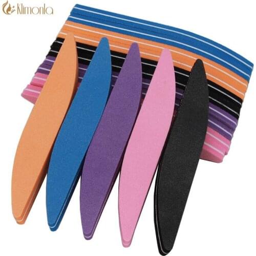 10Pcs/Lot Professional Sponge Nail File Buffer Block Colorful Mix Style Nail Care UV Gel Varnish File Sandpaper Tool Accessories