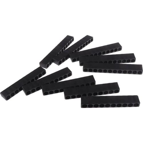 10pcs 10/12 Holes Hex Shank Screwdriver Bit Holders Plastic Screw Driver Head Storage Organizer Drill Bit Stand