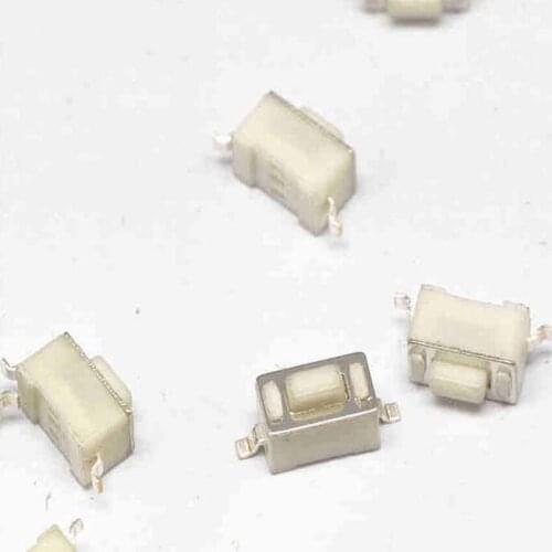 200PCS/Lot SMD Push Button switch 3*6*4.3MM 3*6 two feet white