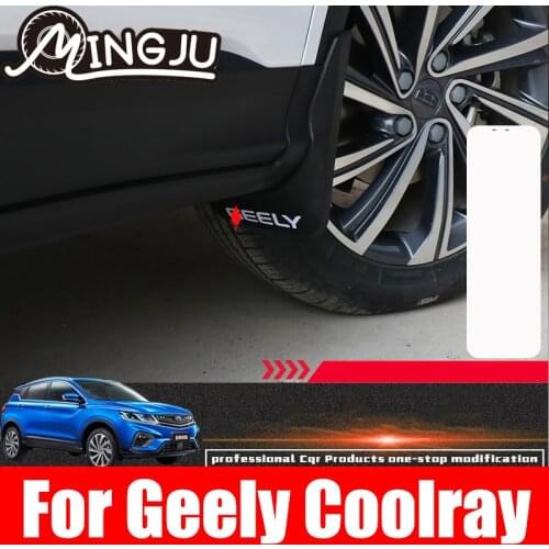 4PCS Car Mudguard For Geely Coolray SX11 2020 2019 2018 Mudguards Accessories Mud Flaps Splash Guards Cover Fender