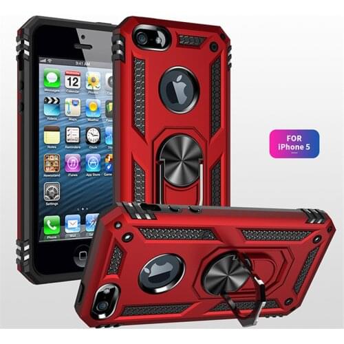 For iPhone 5s 5 se 2016 Case Magnet Car Ring Stand Holder Cover For iPhone se 2016 5 S 5G iPhone5s 4.0" Silicone Bumper Coque