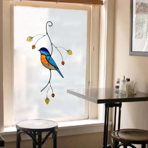Household Wall Sticker Mural Decal Cartoon Bird DIY Home Decal PVC Parlor Wall Windows Background Decoration Home Decoration