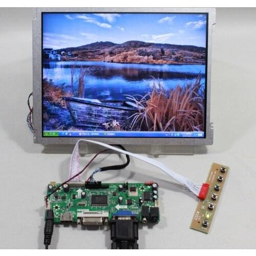 HD MI VGA DVI Audio lcd Controller board 10.4inch M104GNX1 1024x768 lcd panel