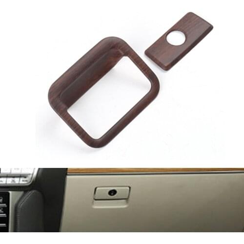 Chrome Toolbox Handle Glove box Trim Cover For Toyota Land Cruiser 150 Prado LC150 FJ150 2011 - 2014 - 2017 - 2019 Decoration