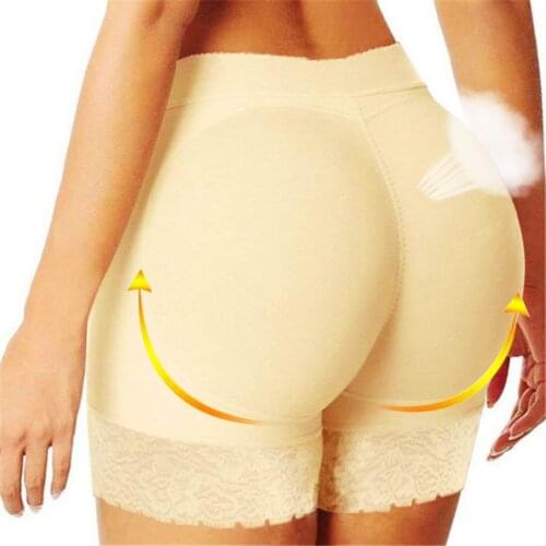 High Waist Trainer Shapewear Slim Body Shaper Padded Fake Ass Butt Lifters Women Dress Hip Enhancer Booty Lifter Control Panties